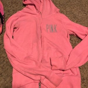 Victoria’s Secret Pink zip up sweater